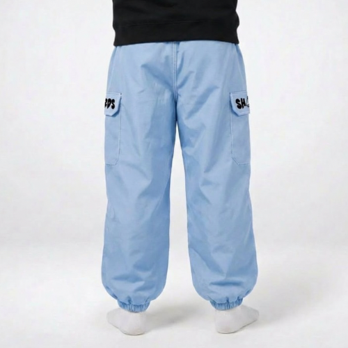 Shards Light Blue Baggy Snow Pants