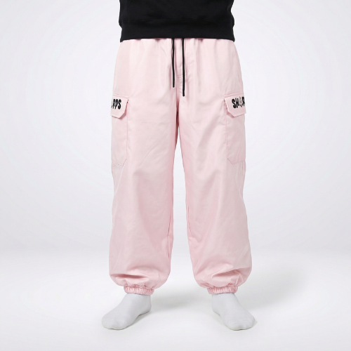 Shards Pink Baggy Snow Pants