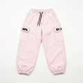 Shards Pink Baggy Snow Pants